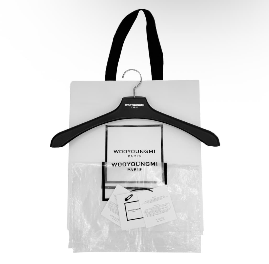 [44] 우영미 남성 25ss 트위드 집업 자켓 블랙 상품이미지10