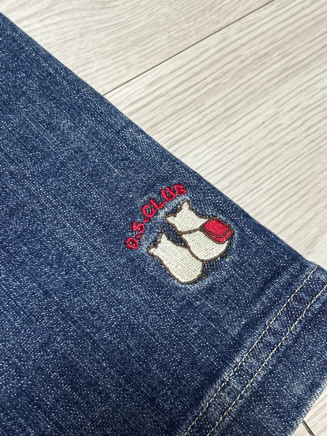 D.S.CLUB 데님 롱스커트 상품이미지5