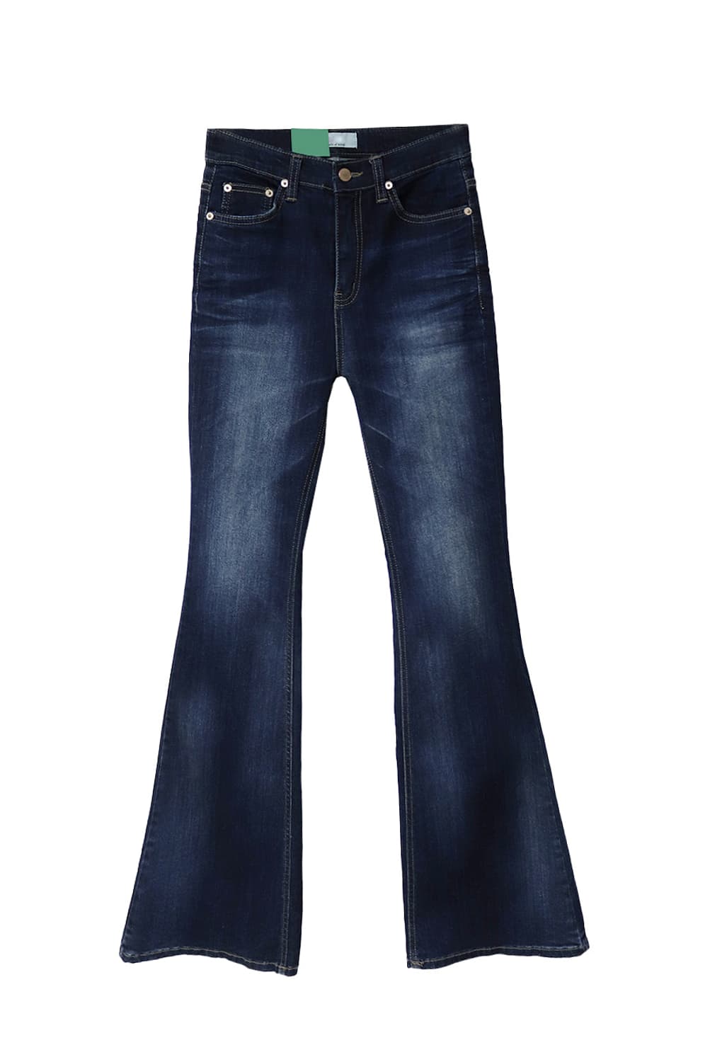 택O 새 상품 시크윈 다크블루 딥 데님 슬림 부츠컷 롱팬츠 L 상품이미지2