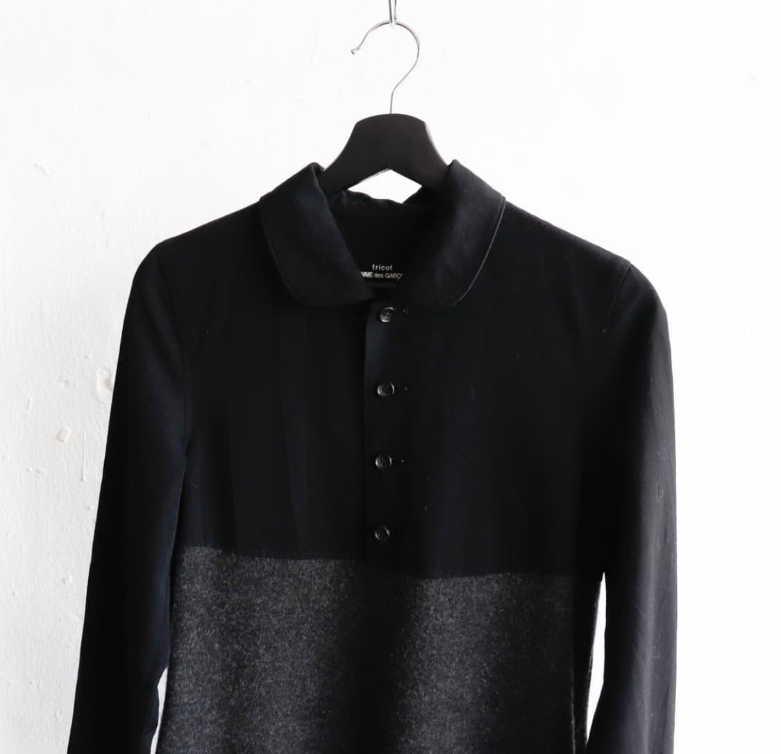 Round collar knit dress 상품이미지2