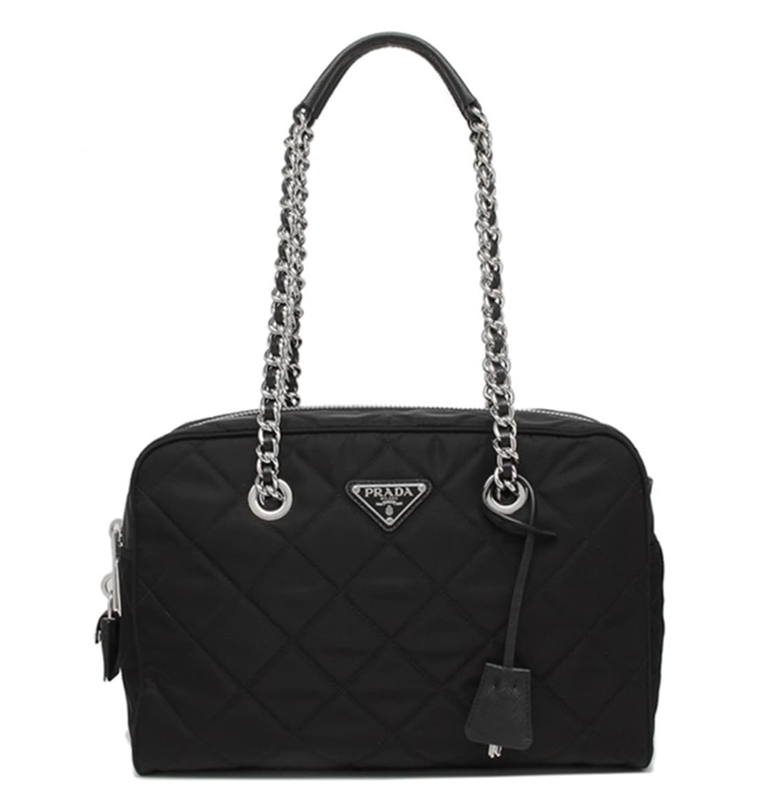 PRADA 프라다 패브릭 퀼팅 볼링백 1BB903 상품이미지1