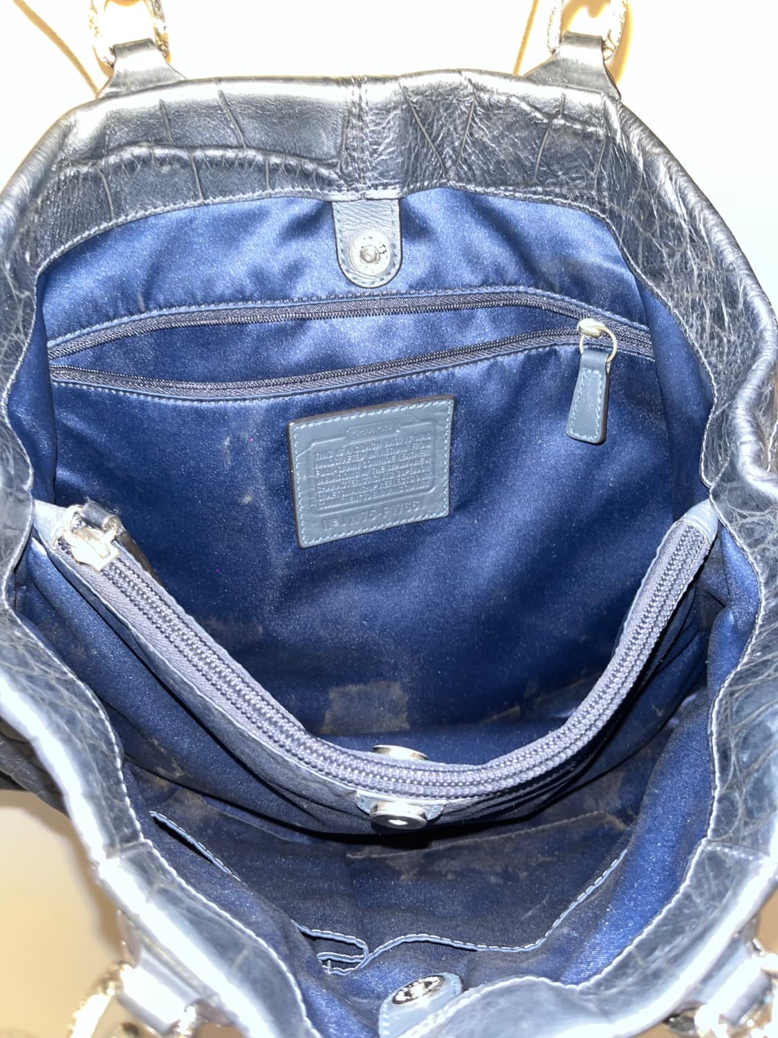 🎉SALE🎉 COACH Crocodile shoulder bag 상품이미지8