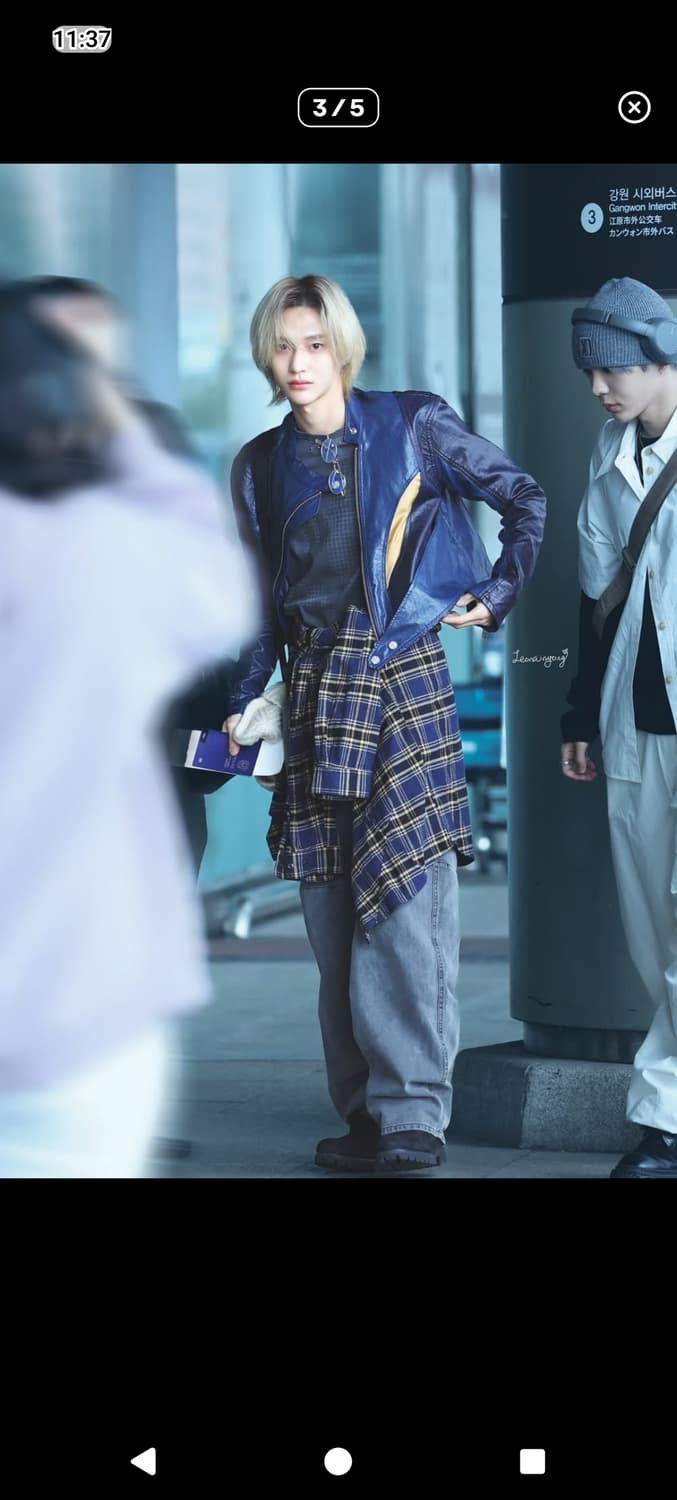 써저리 커브드 레더 자켓 - M 사이즈 상품이미지4