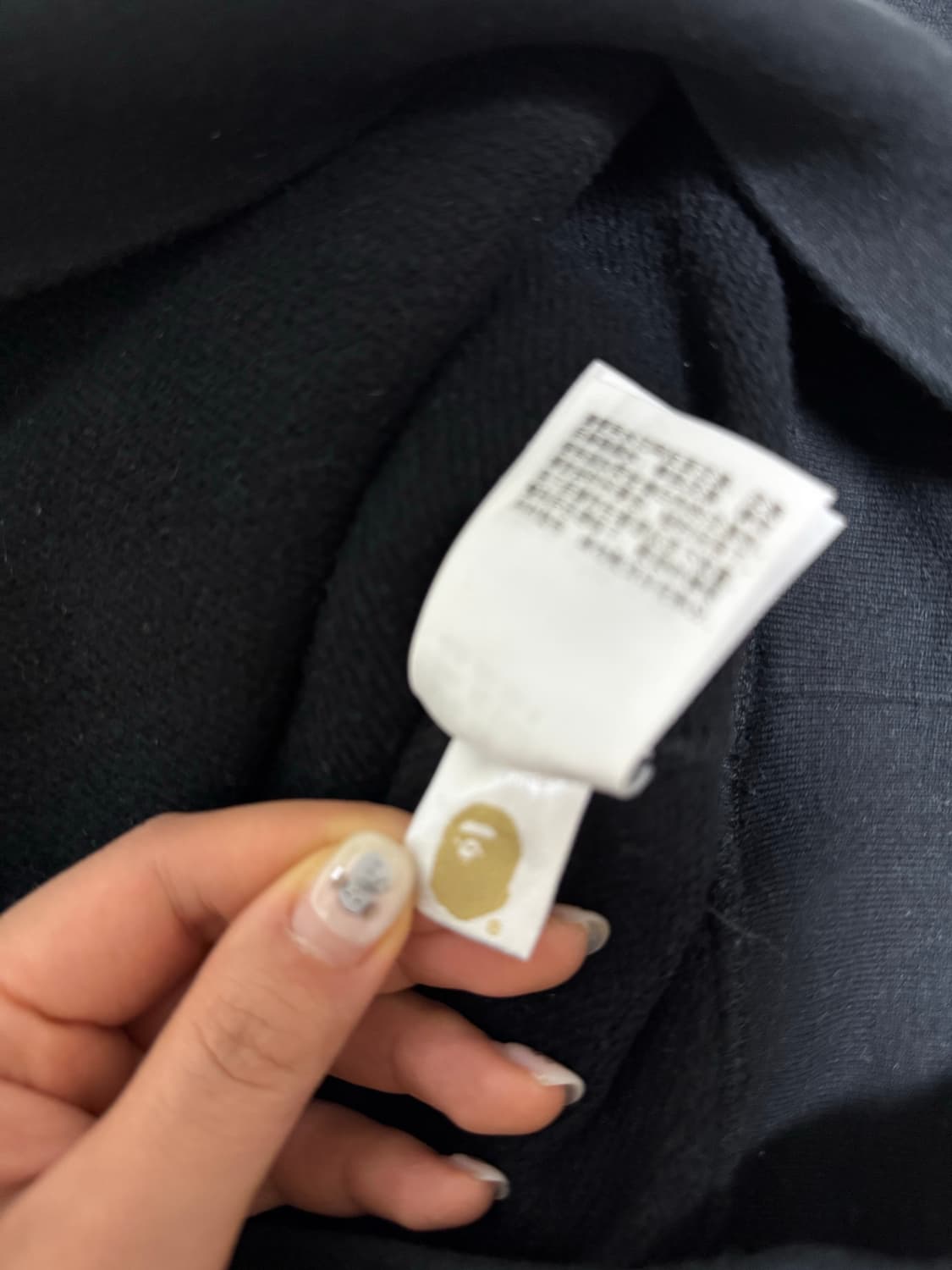 베이프 ABC 카모 컬리지 후드티 상품이미지5