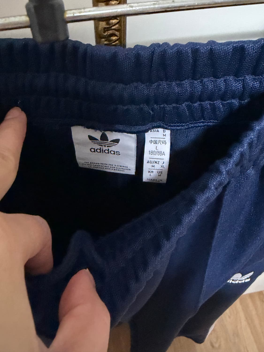 아디다스 사파이어 바지 네이비  상품이미지2