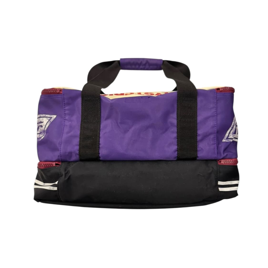 히스테릭글래머 컬러 블록 피크닉 보스턴백 퍼플/블랙 상품이미지3