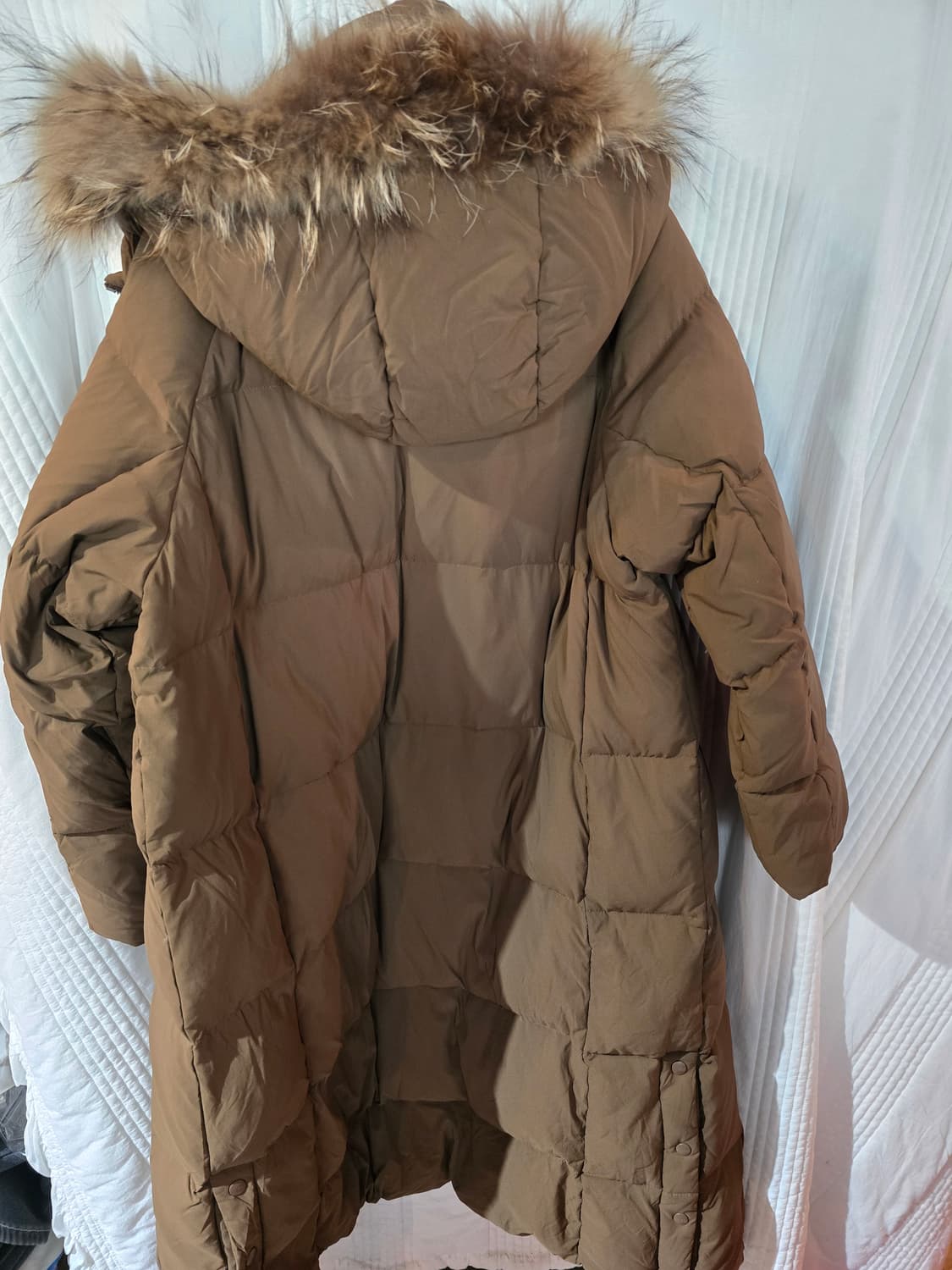 톰보이 오버핏 오리털 롱패딩 상품이미지3