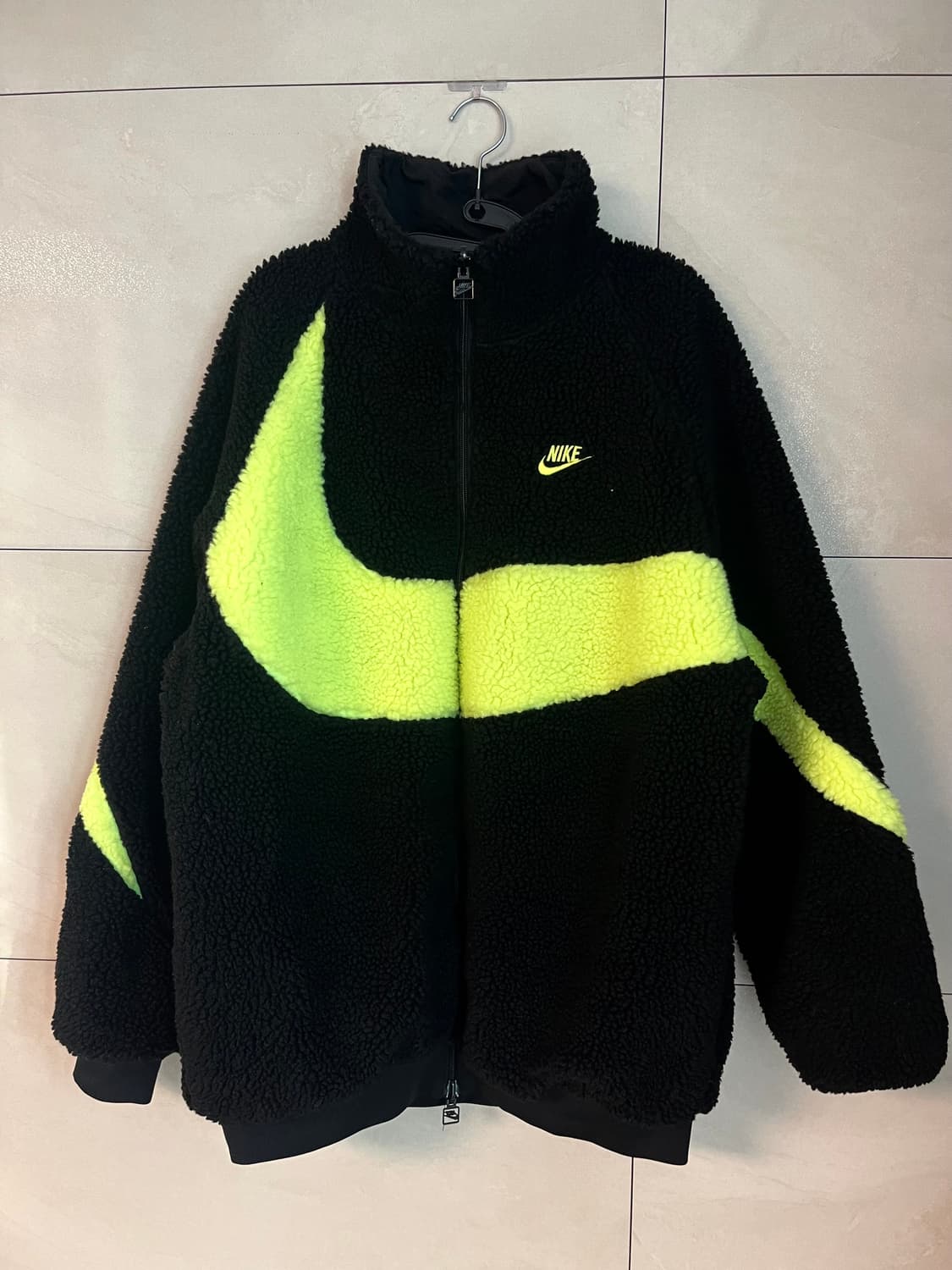 나이키 빅 스우시 리버시블 자켓 블랙 볼트 [M]  상품이미지3