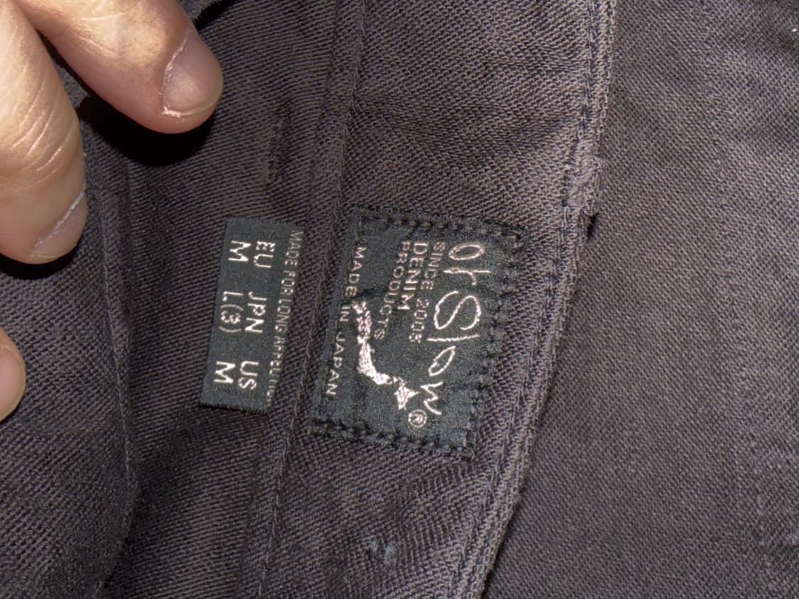 오어슬로우 퍼티그 팬츠: 블랙 / 3 상품이미지3