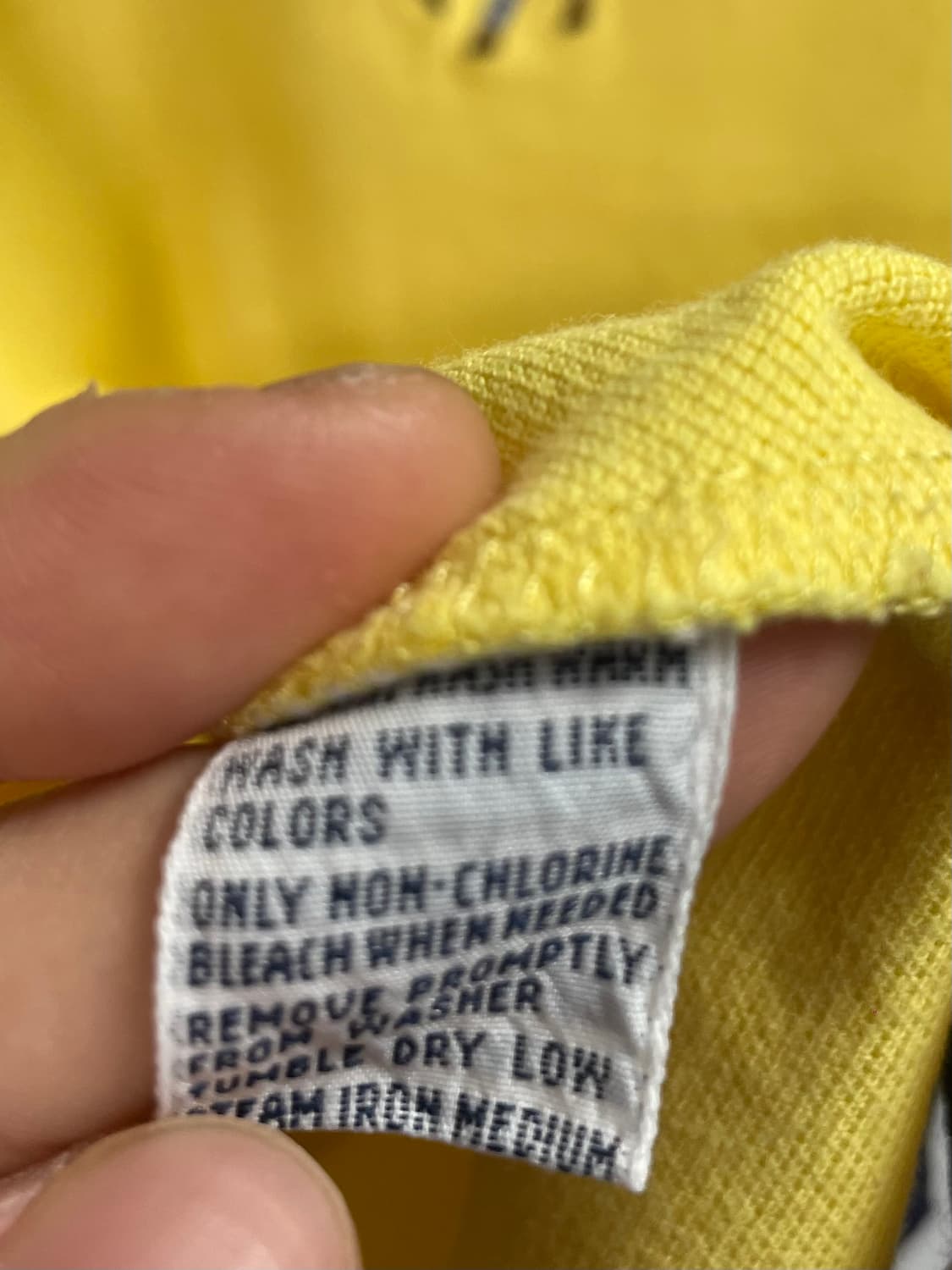 폴로 랄프로렌 옐로우 빅포니 반팔카라티  (on.422)   상품이미지5