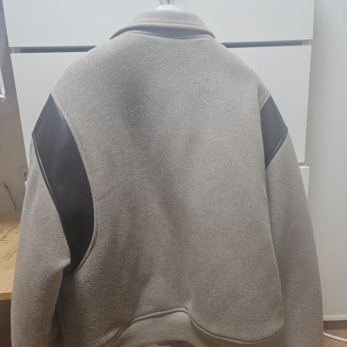 집시 시티 바시티 자켓 모카멜란지 m사이즈 상품이미지4