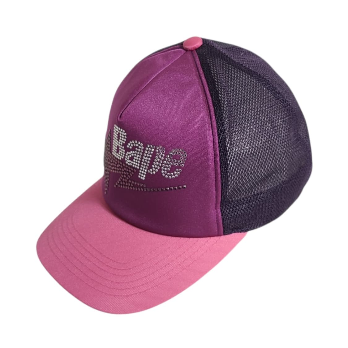 BAPE) 00's 베이프 스왈로브스키 스타로고 라인스톤 메쉬캡 상품이미지2