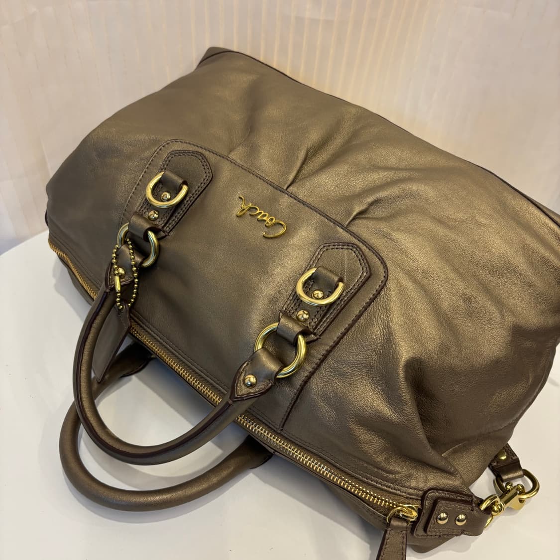 정품 코치 투웨이 토트백     상품이미지5