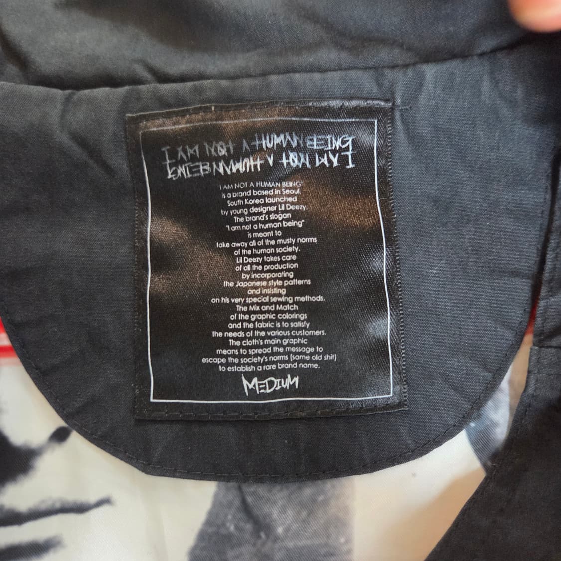 I Am Not A HumanBeing아임낫어휴먼비잉 자켓 상품이미지7