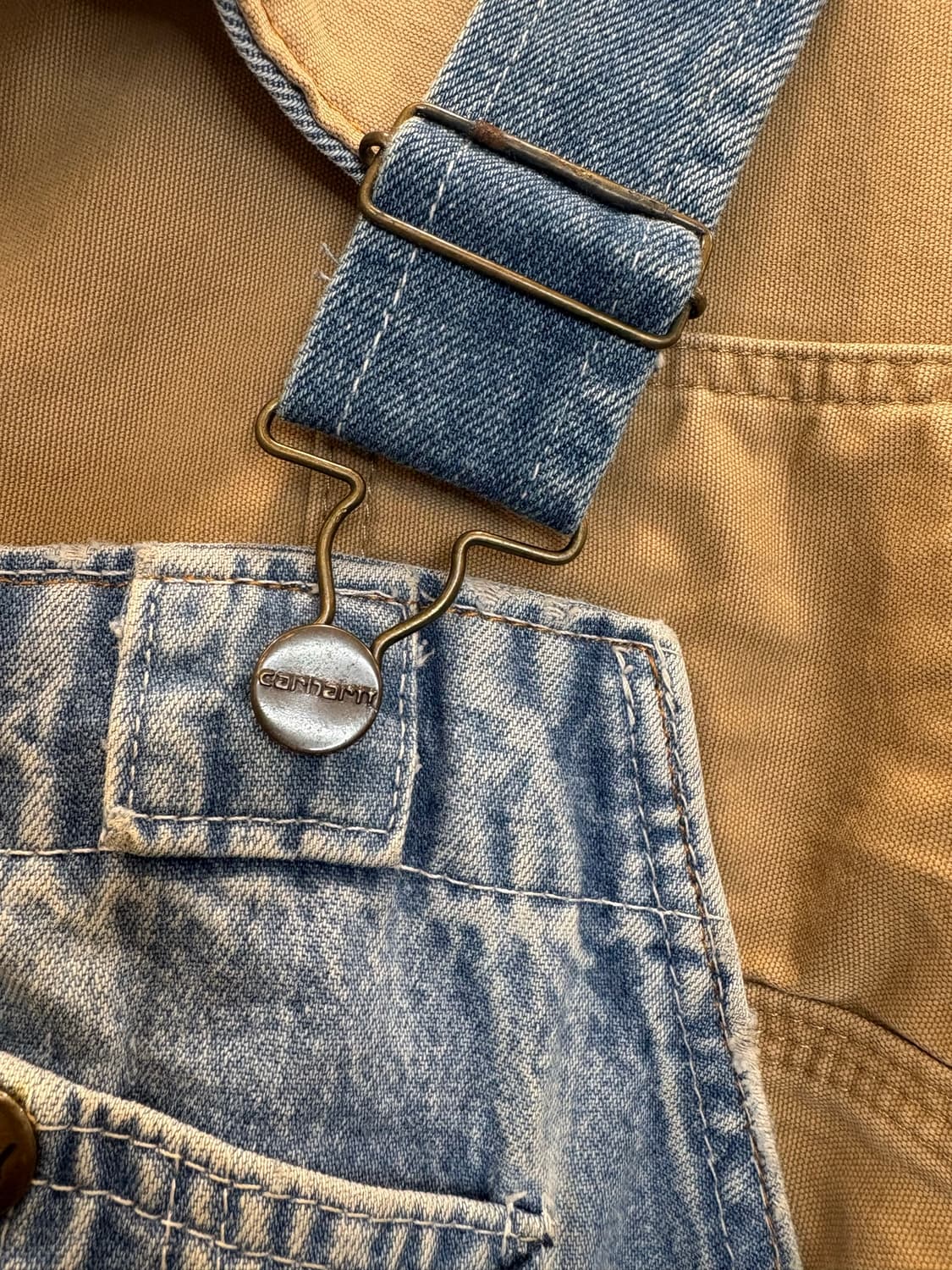 칼하트(Carhartt) 리워크 데님 도킹 워크 자켓 상품이미지3