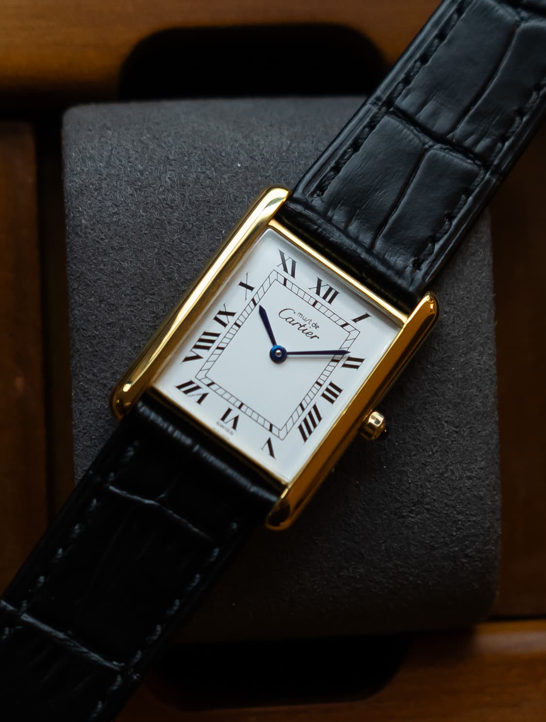 까르띠에 머스트 탱크 lm 쿼츠 빈티지 시계 상품이미지1