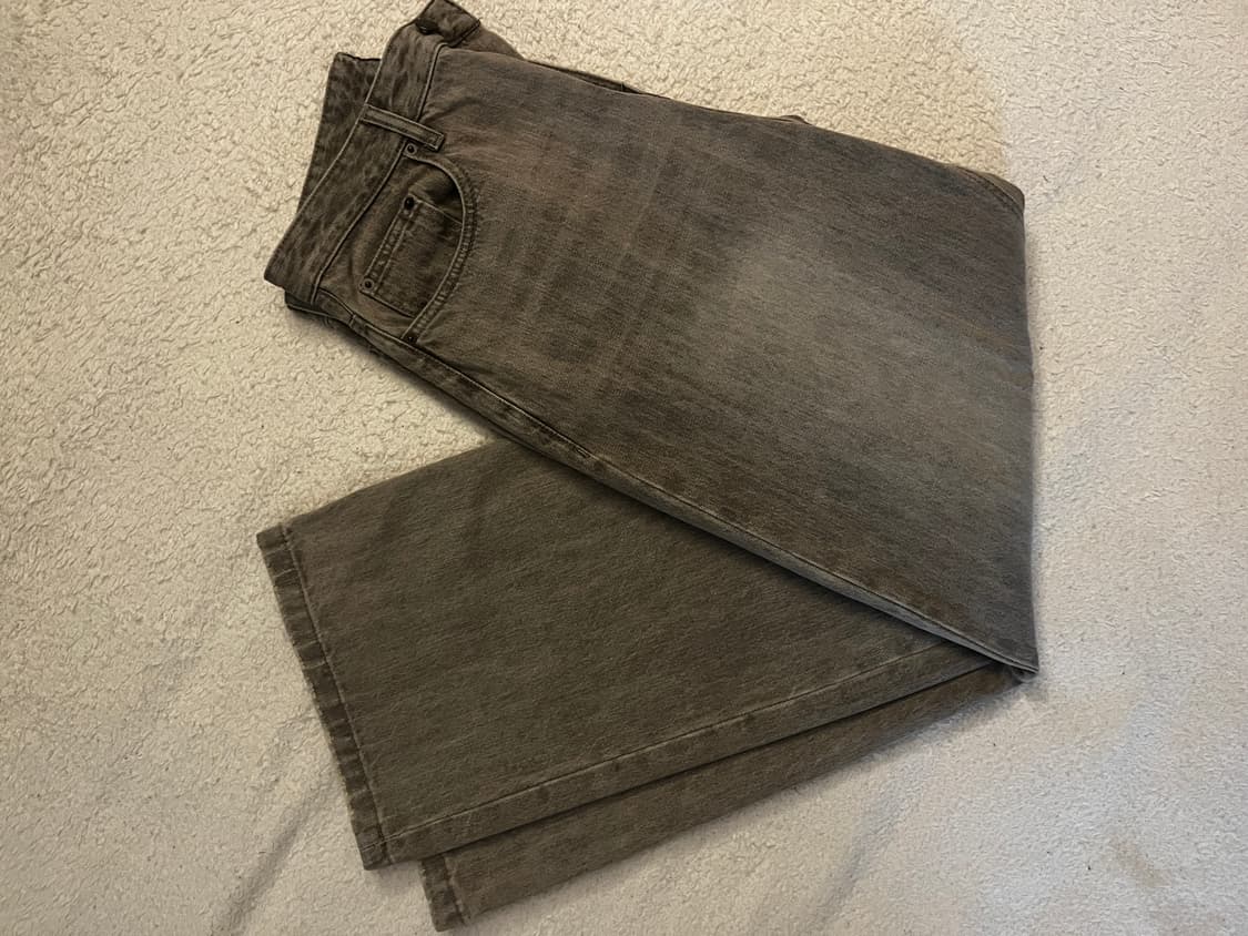 Begin 202 wide semi flare denim 상품이미지1