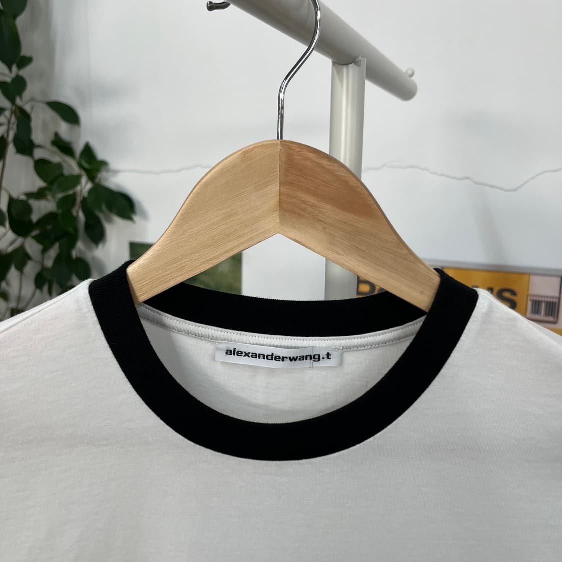 알렉산더왕 큐빅 로고 반팔 티셔츠 L 상품이미지3