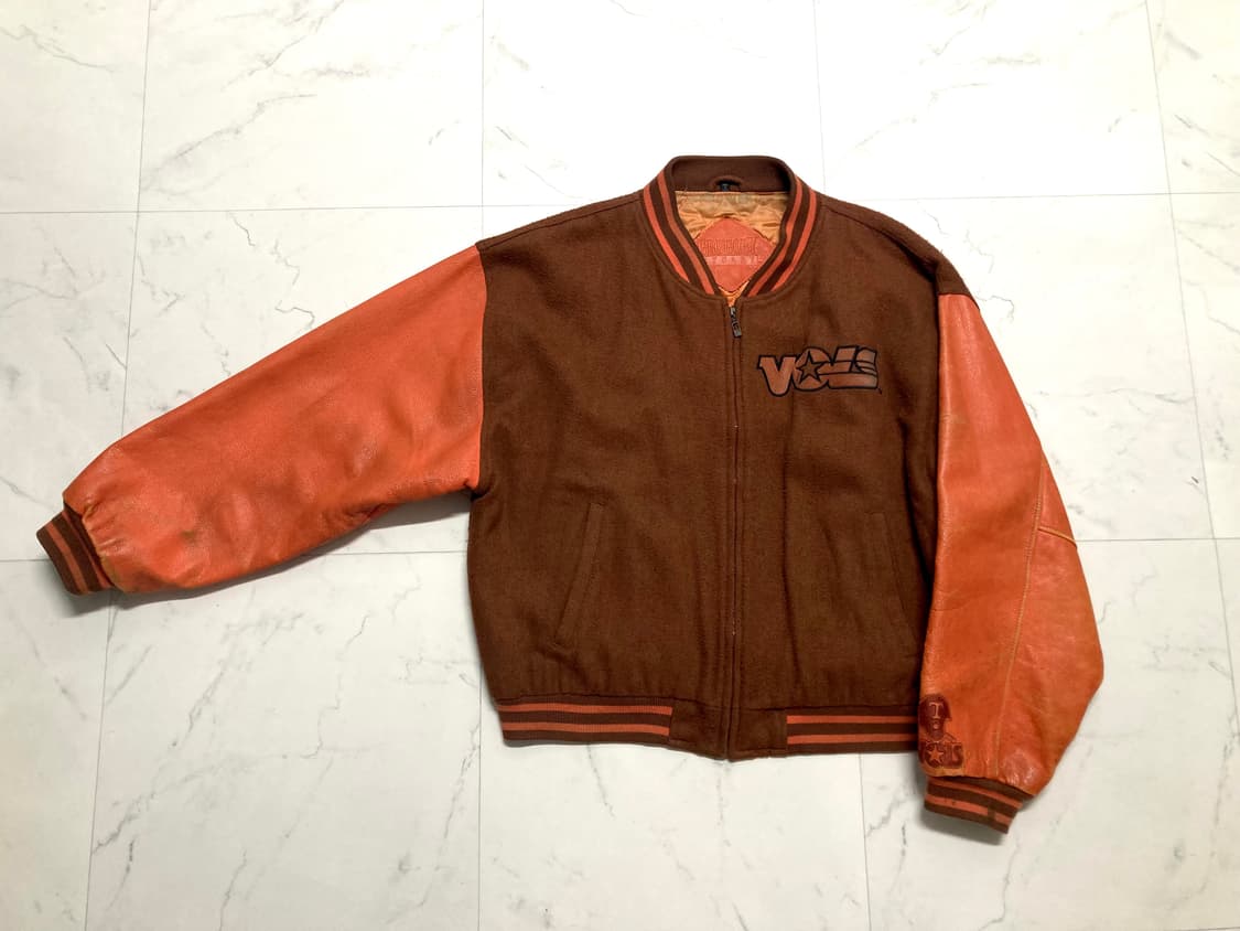 80-90s 테네시 Vols 소가죽 울 바시티 자켓 110-115 상품이미지1