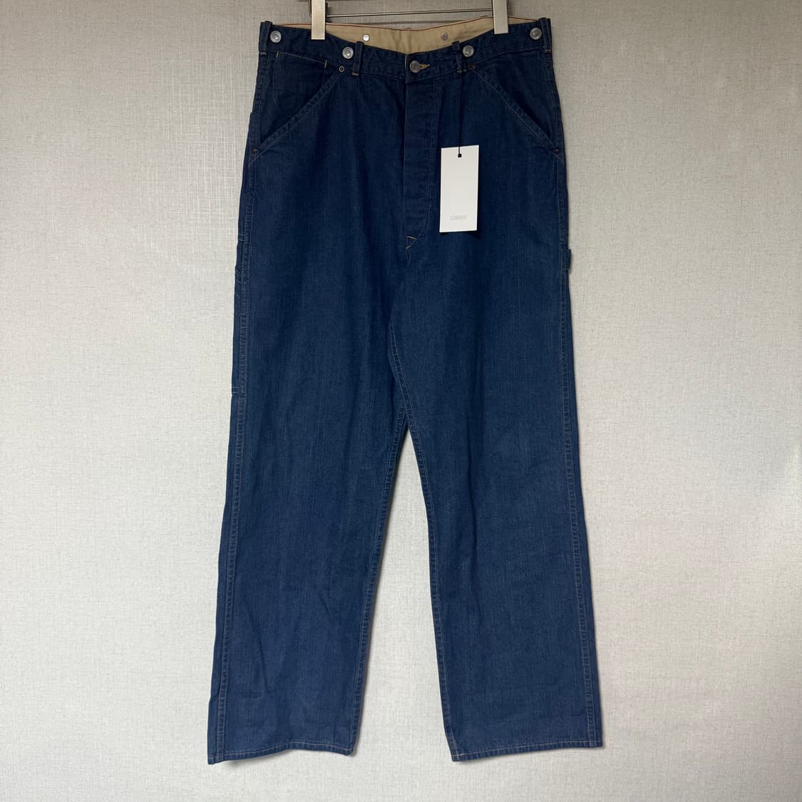 [3]아프레쎄 인디고 데님 페인터 팬츠 상품이미지6