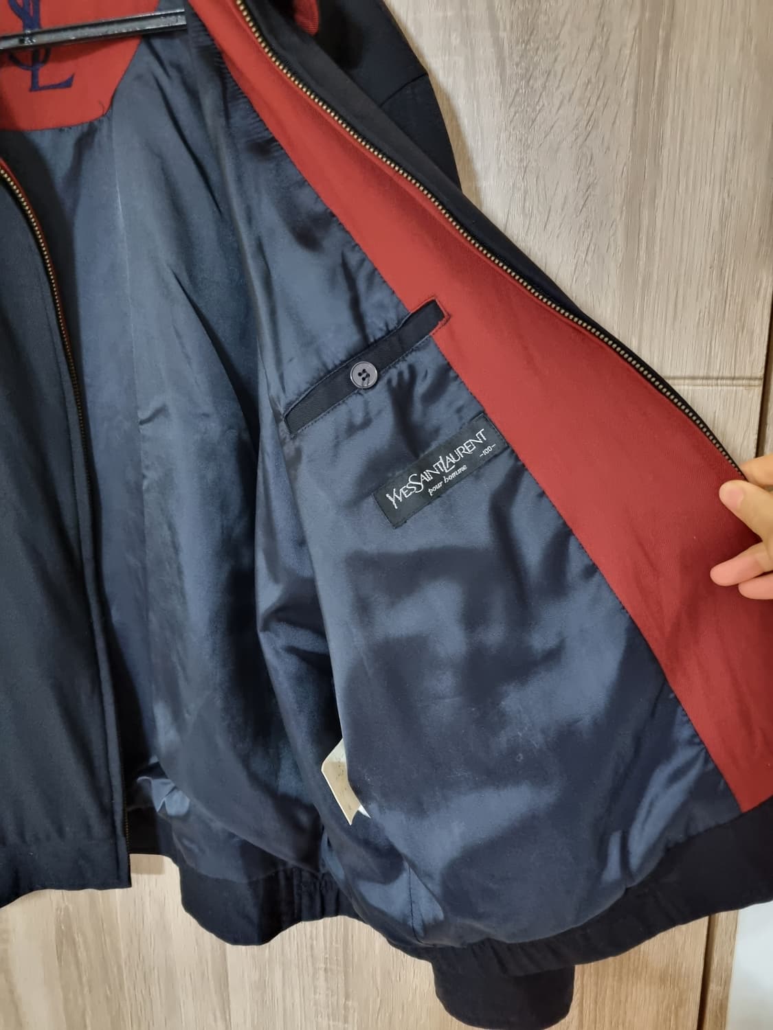 입생로랑 블루종 자켓 상품이미지5