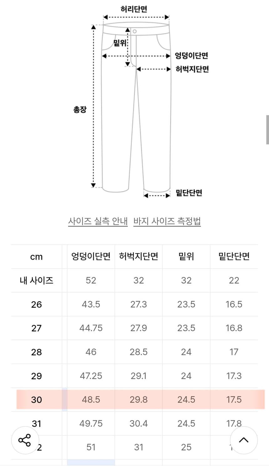 무탠다드 라이트웨이트 테이퍼드 크롭 슬랙스 [차콜 그레이] 30 상품이미지8