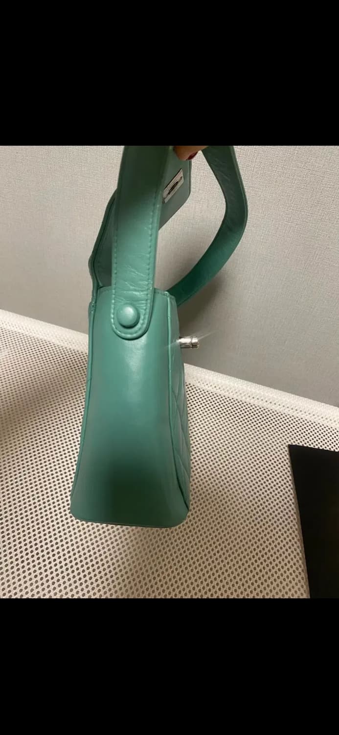 정품 샤넬 5번대 민트 토트백 가방 상품이미지8