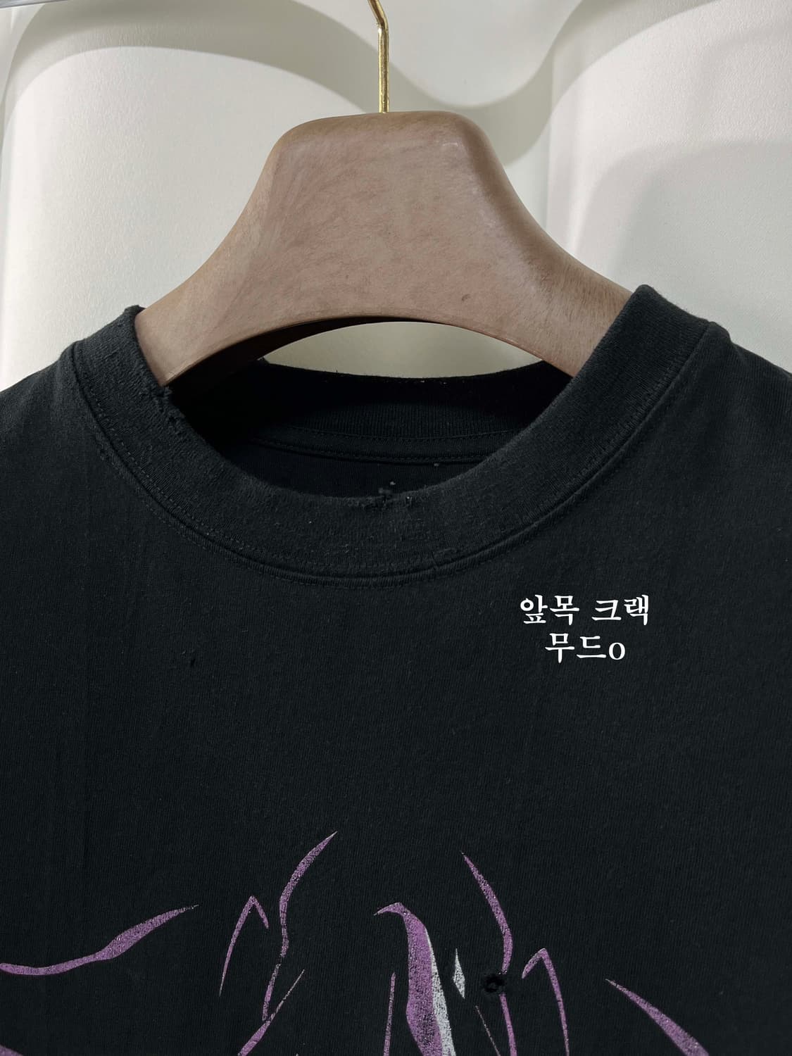 에반게리온 초호기 부틀렉 애니메이션 크랙 반팔 티셔츠 상품이미지3