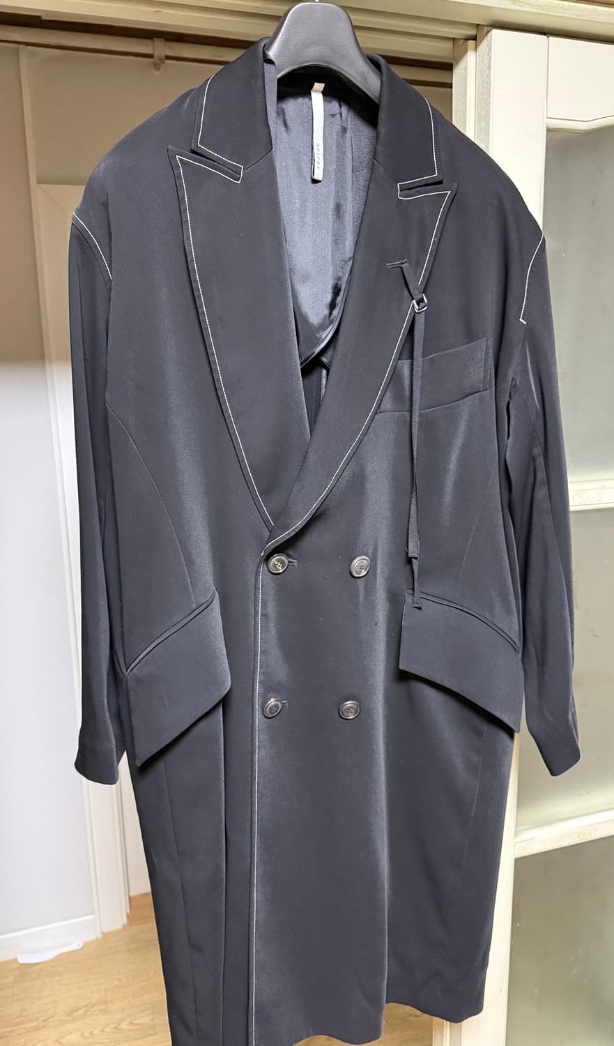 노이어 오버핏 더블 브레스티드 코트 48 상품이미지4