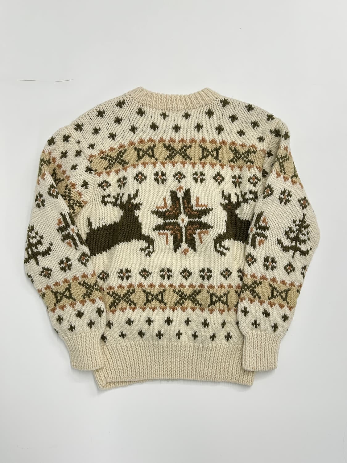 90s japan 재팬 빈티지 양모 노르딕 스웨터 상품이미지3