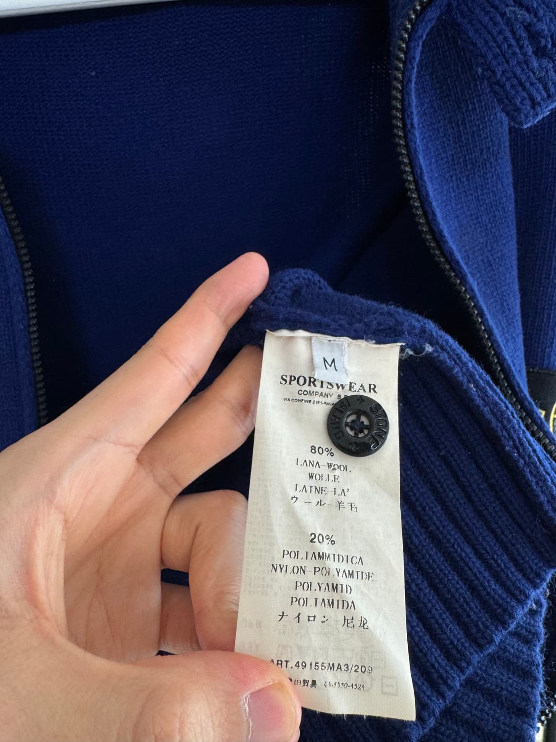 스톤아일랜드 후드 집업 상품이미지4