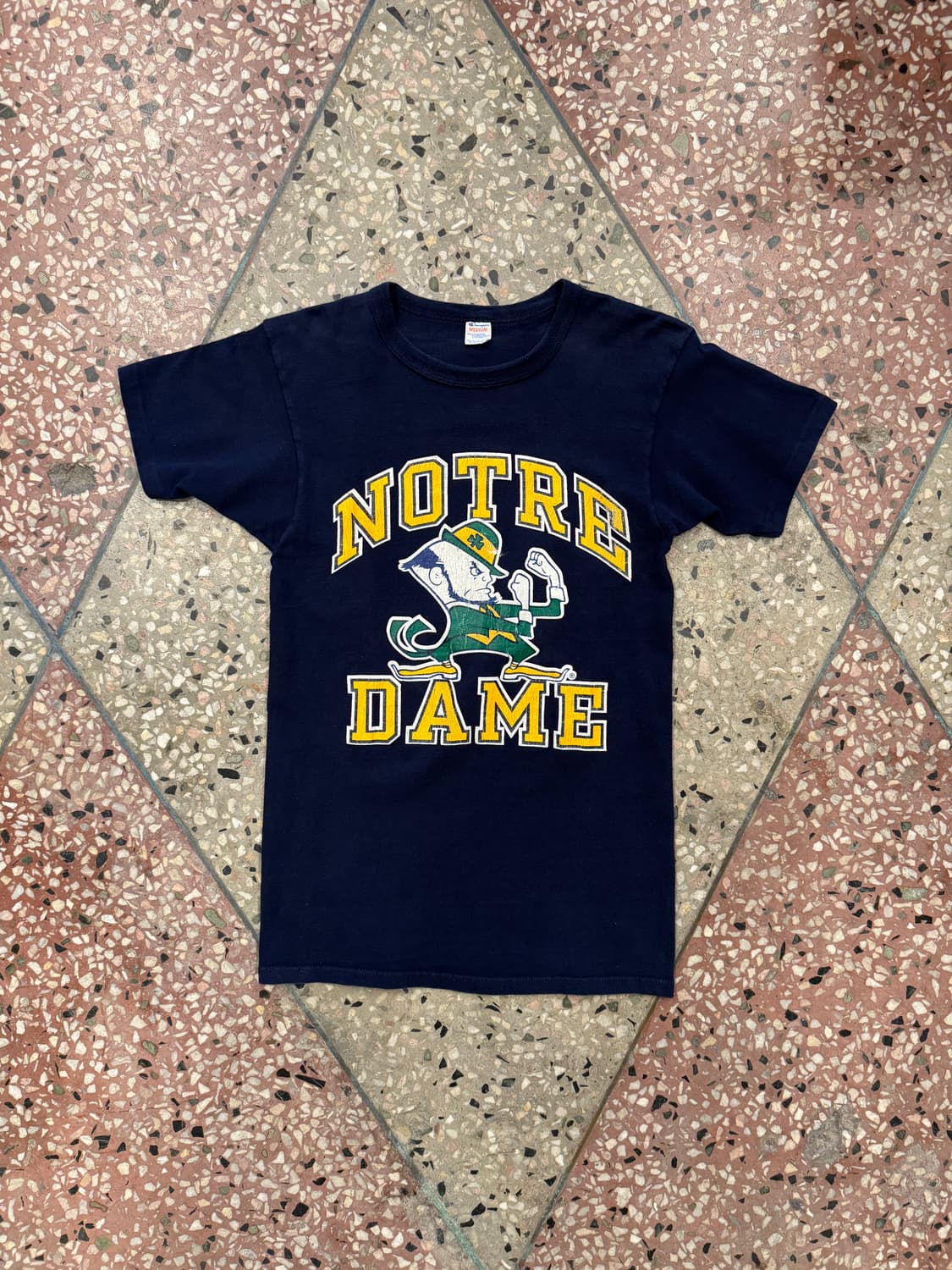 80s 챔피온 Notredame 티셔츠 (M) 상품이미지1