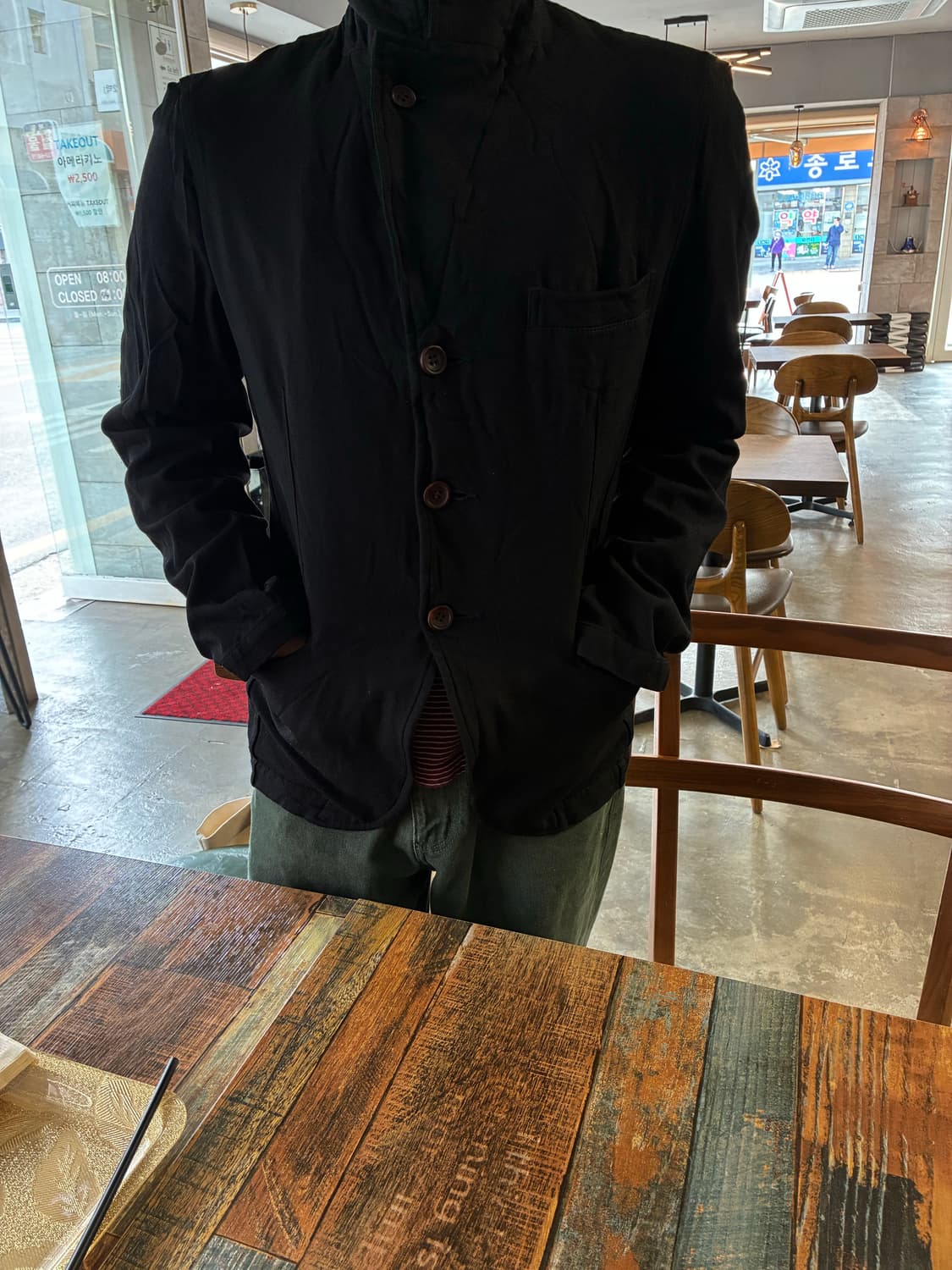 꼼데가르송 옴므 플러스 폴리 축융 자켓 상품이미지7