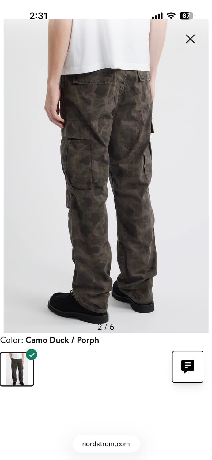 칼하트 덕 카고 팬츠 30x32 사이즈 상품이미지5