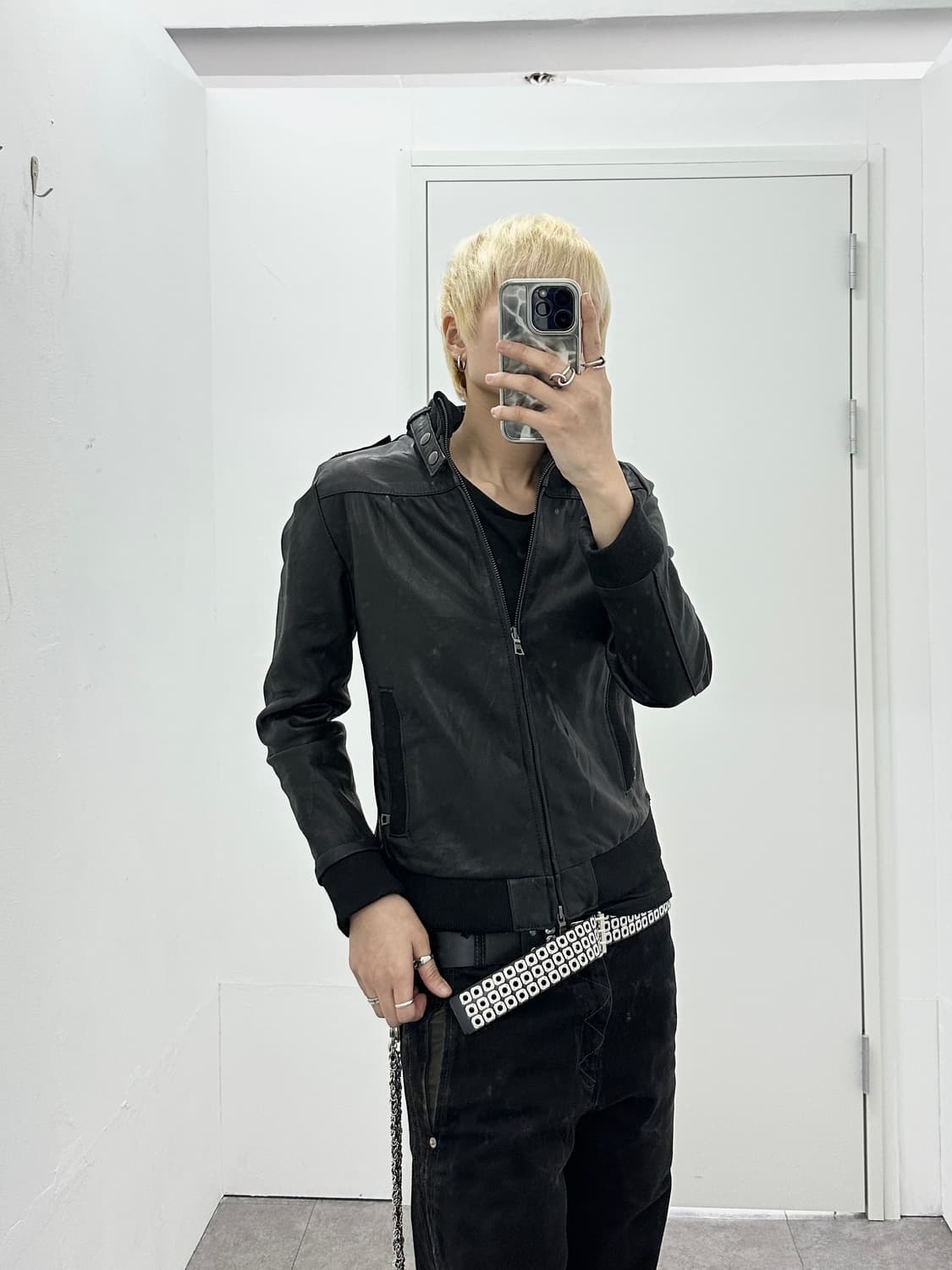 Jpn sheepskin leather 2way jacket 상품이미지2