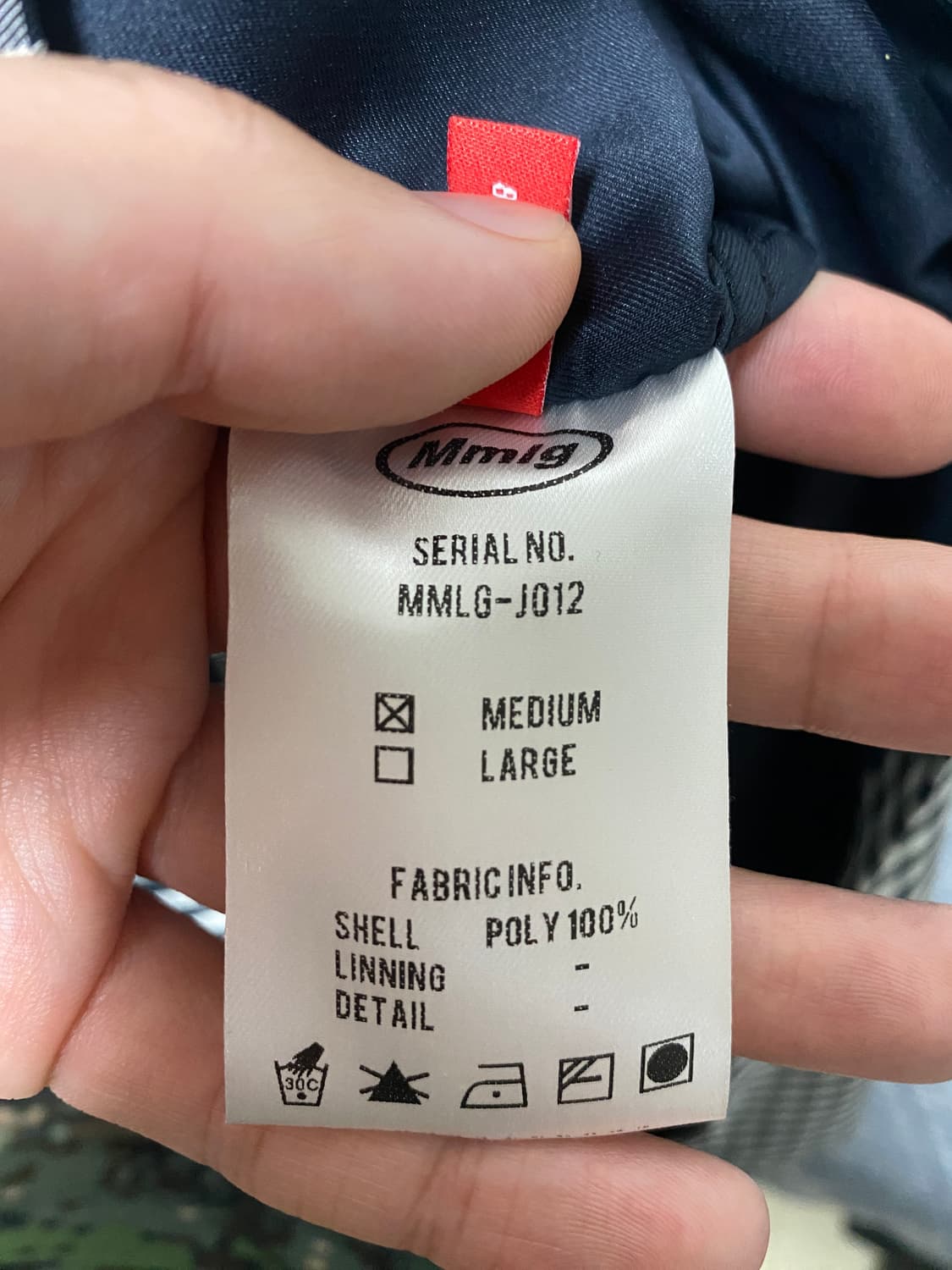 MMLG 깅엄 워크 자켓 M 상품이미지4