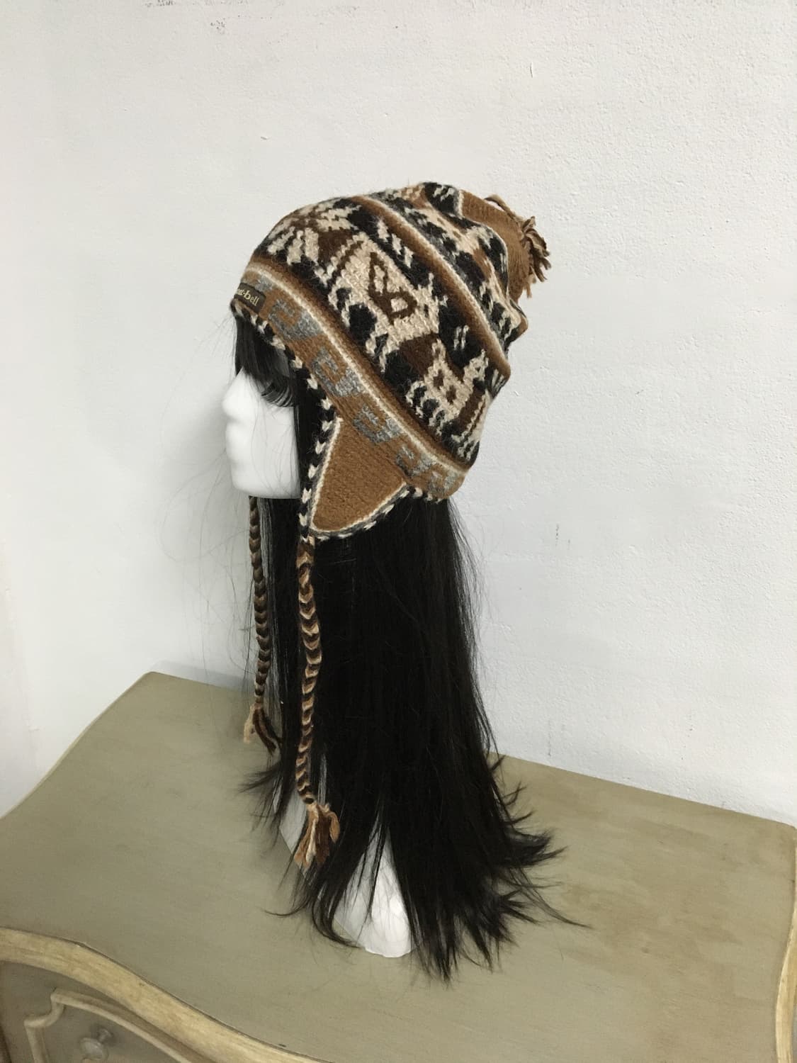 nordic pattern pom beanie 상품이미지1