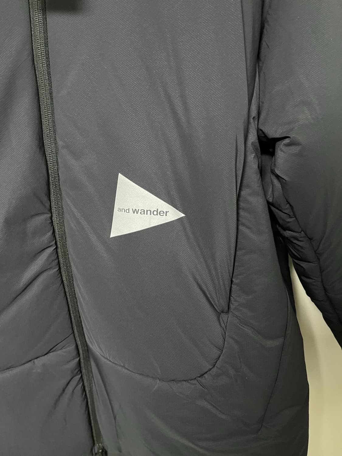 (새상품) 앤드원더 탑 플리스 코트 블랙 L-XL 상품이미지3