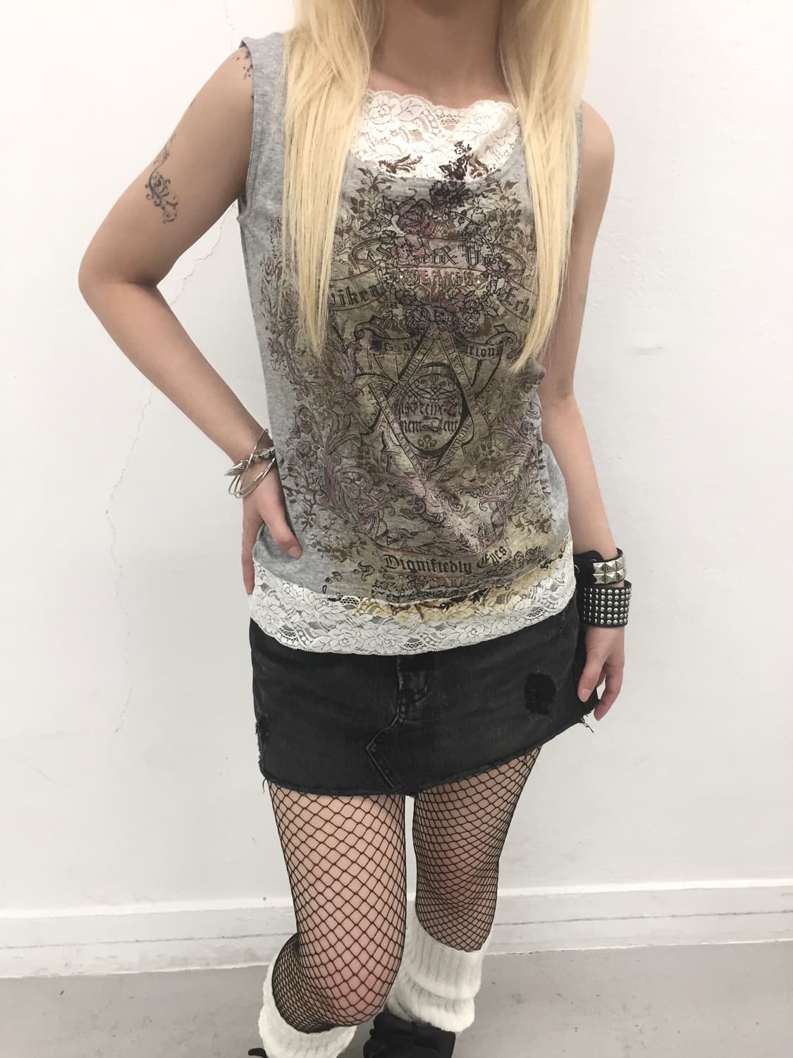 Pinterest mood lace detail sleeveless   상품이미지3