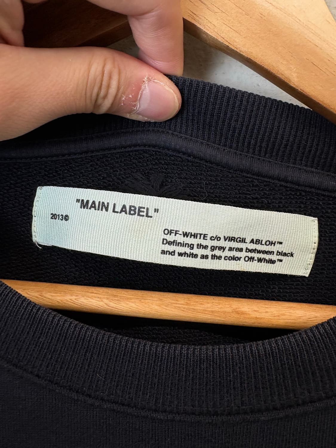 오프화이트 18SS 모나리자 프린팅 맨투맨 상품이미지8