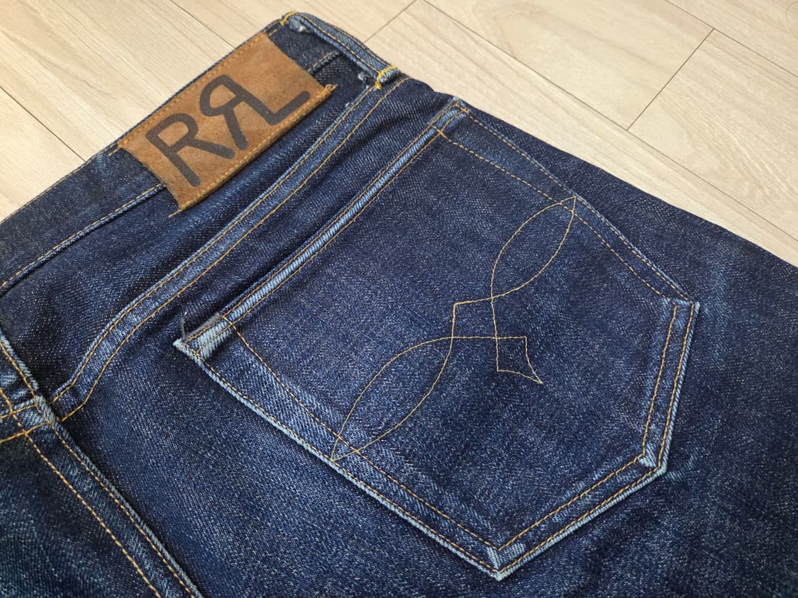 RRL 더블알엘 스트레이트 셀비지 데님 30 상품이미지3