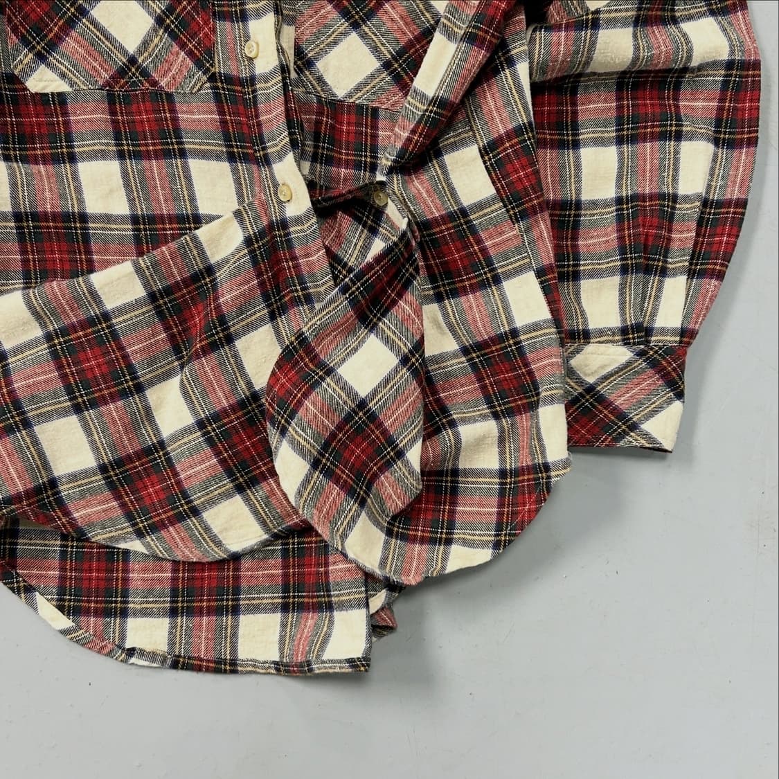 이자벨마랑 링클 체크 플란넬 셔츠  상품이미지5