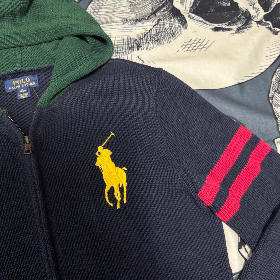 폴로랄프로렌 후드집업니트XL(20) 남성 90-95 상품이미지4