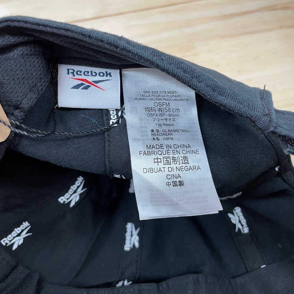 리복 블랙 볼캡 F 상품이미지5