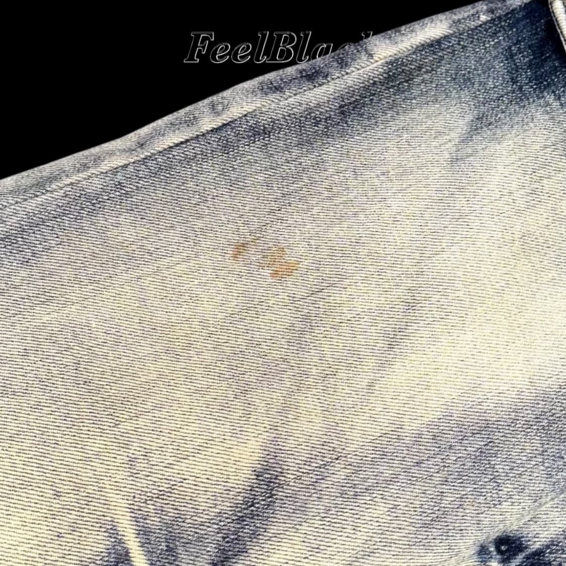 PPFM Curve Washed Denim Leather Zipper 상품이미지10