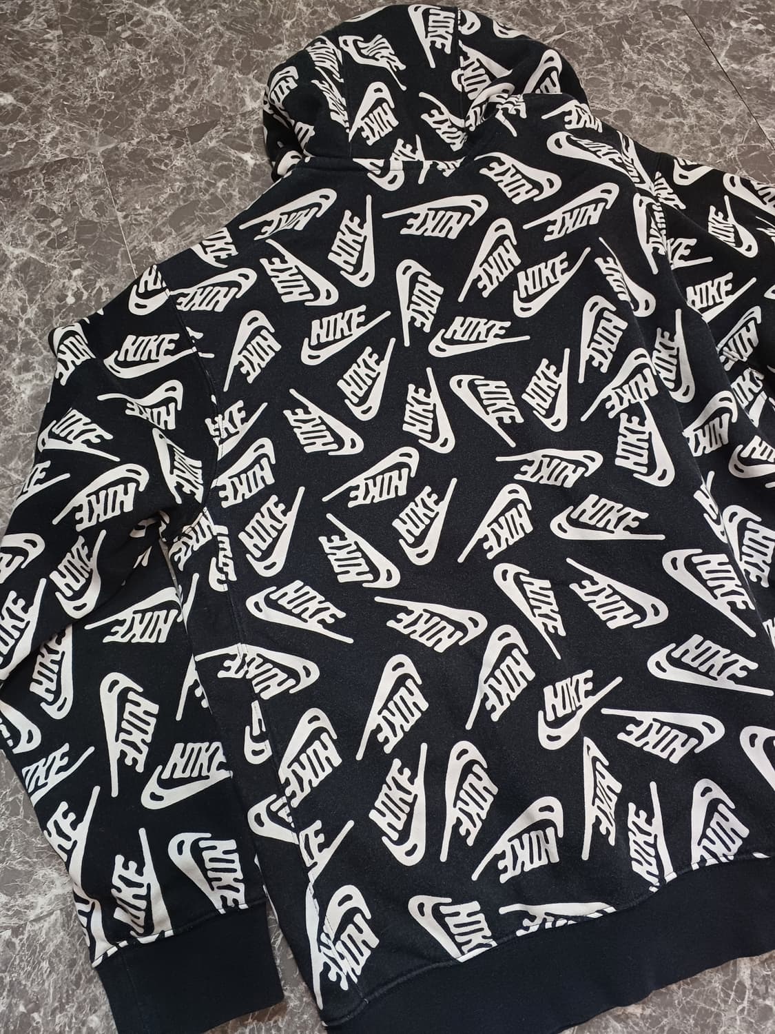 나이키 올오버 로고 후드티 L 상품이미지6