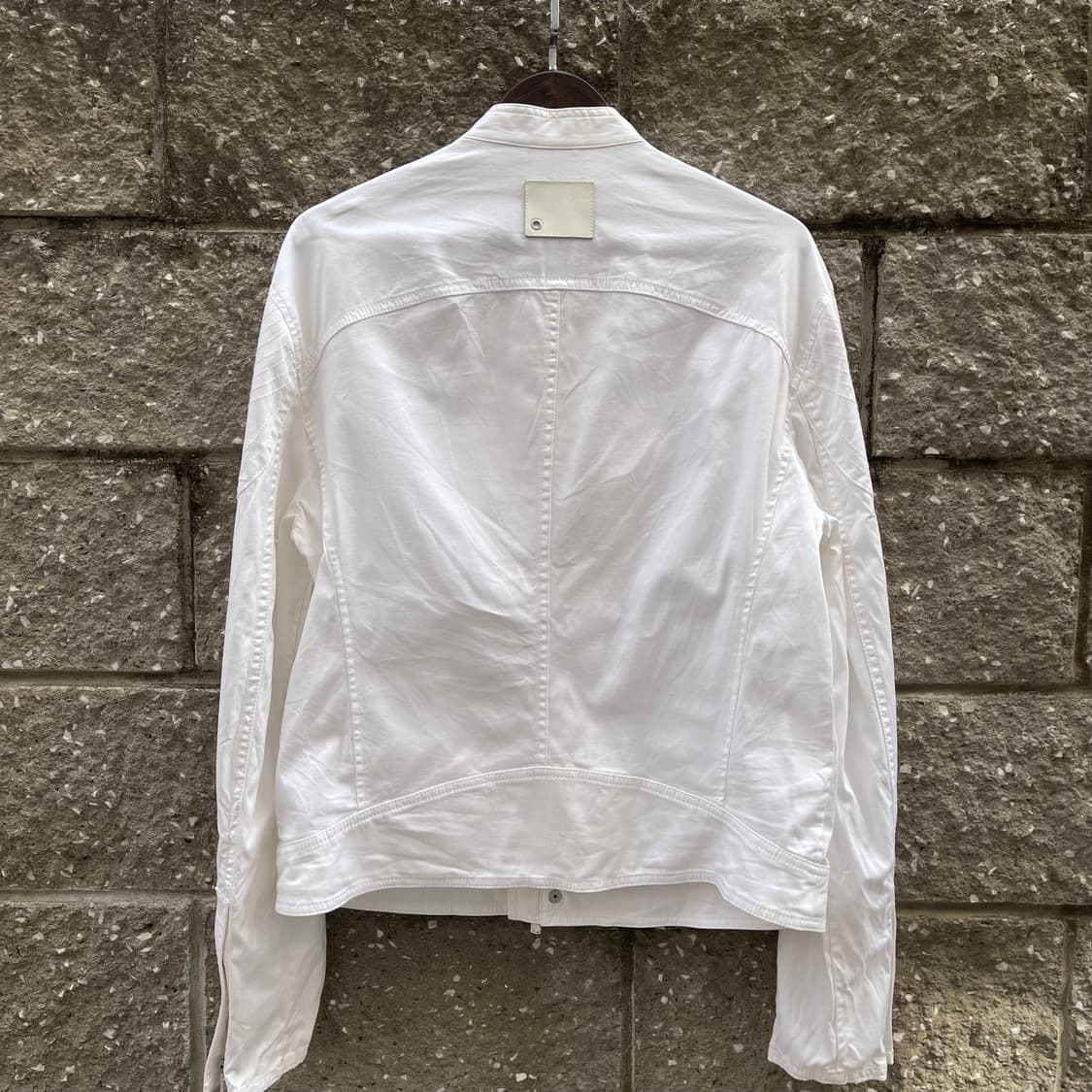 [L] ARMANI EXCHANGE 화이트 바이크 자켓 상품이미지2