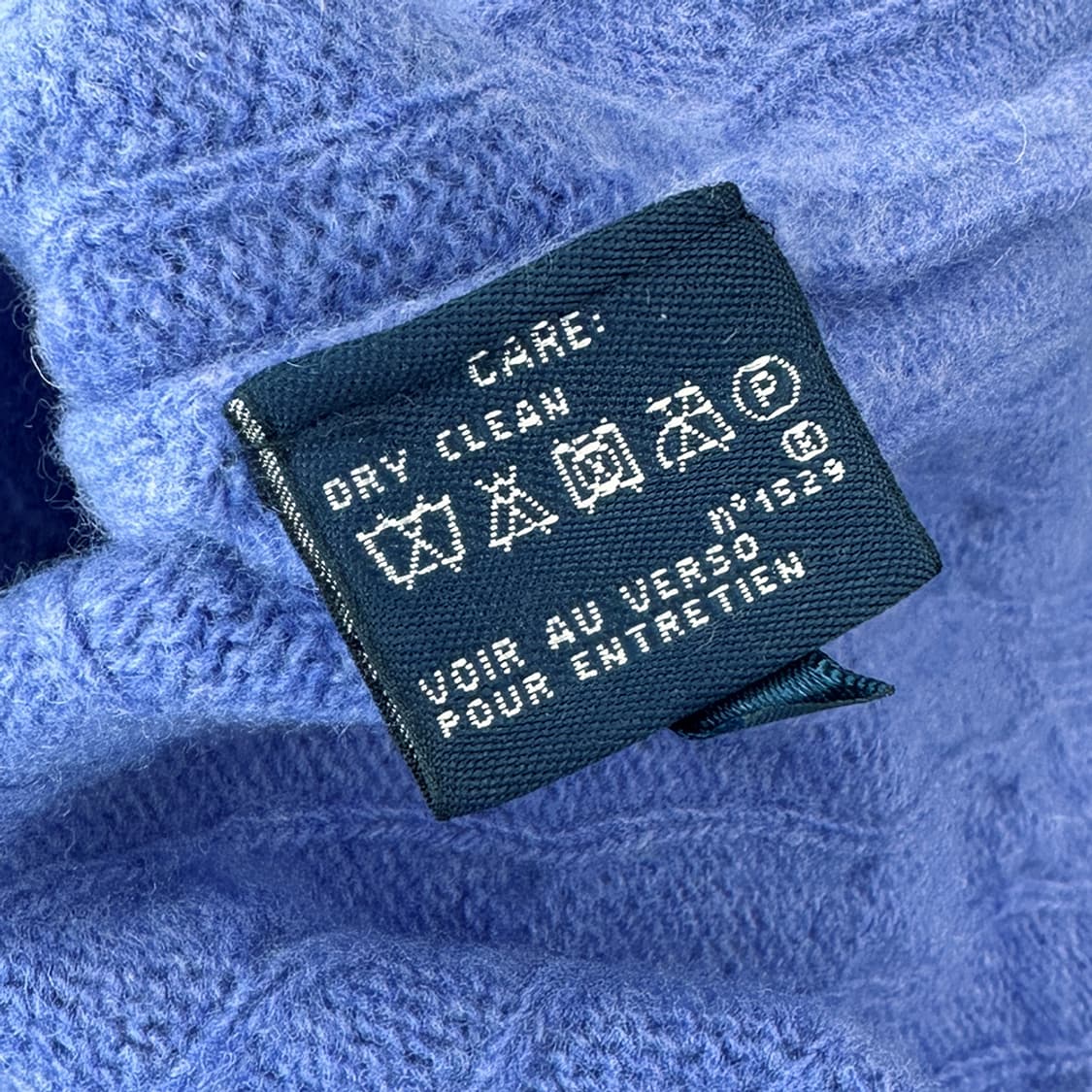 폴로 랄프로렌 메리노울 100% 케이블 브이넥 니트 스웨터 여성 M 상품이미지6