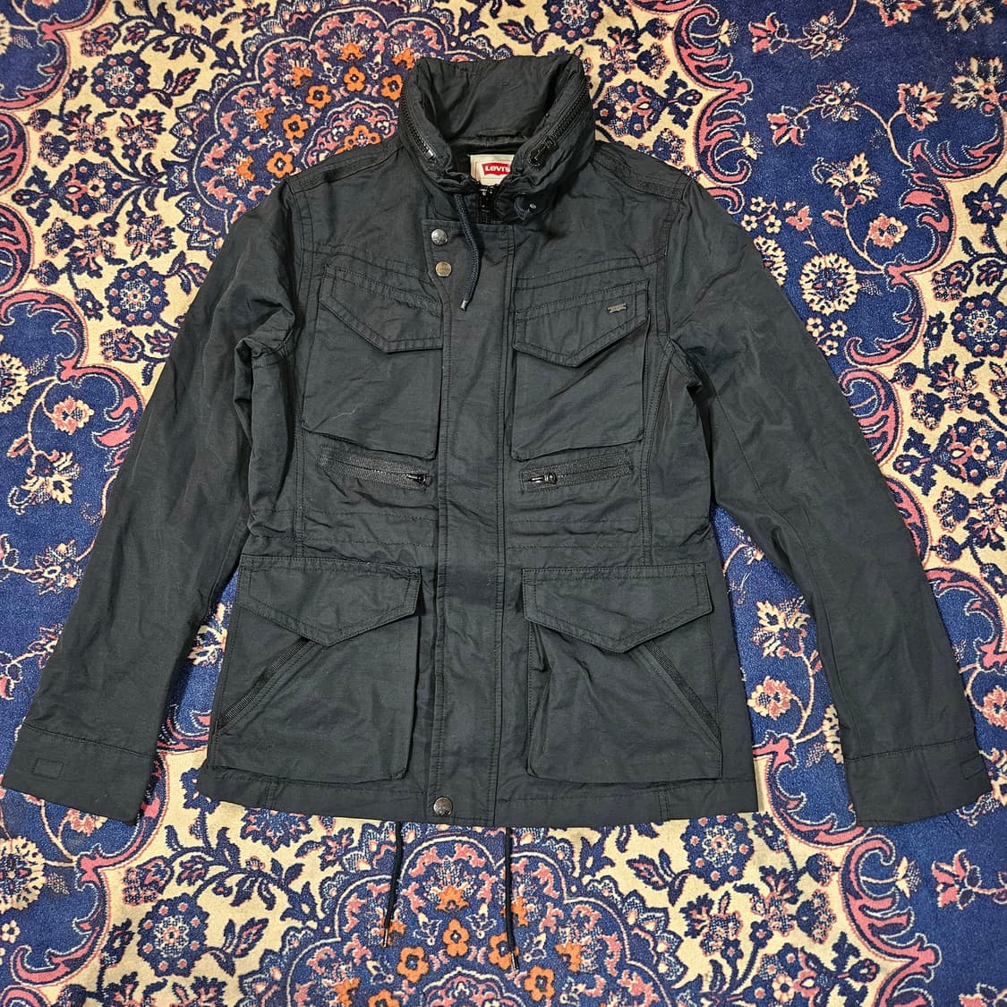 리바이스 피그먼트 블랙 멀티포켓 사파리 나일론 자켓 상품이미지2