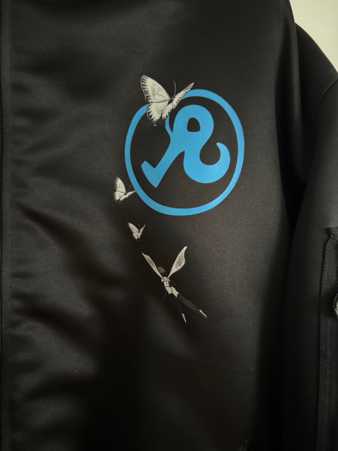 [XL] 리차드슨 x 본디지 페어리 새틴 봄버 자켓 상품이미지2